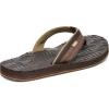 imageSanuk Mens Ziggy Plush  Flip Flops for Men  Mens Sandals  Beach Sandals  Supportive ampamp Lightweight  Comfort FootbedBrown