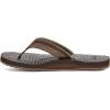 imageSanuk Mens Ziggy Plush  Flip Flops for Men  Mens Sandals  Beach Sandals  Supportive ampamp Lightweight  Comfort FootbedBrown