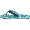 imageSanuk Womens Bubblecush  Flip Flops for Women  Yoga Sandals For Women  Womens Beach Sandals  Comfort FootbedNavy Multi