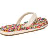 imageSanuk Womens Bubblecush  Flip Flops for Women  Yoga Sandals For Women  Womens Beach Sandals  Comfort FootbedRainbow