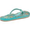 imageSanuk Yoga Joy Vintage Floral  Flip Flops for Women  Yoga Sandals For Women  Womens Beach Sandals  Memory Foam FootbedAqua Splash