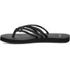 imageSanuk Yoga Sandy II Sparkle  Flip Flops for Women  Yoga Sandals For Women  Womens Beach Sandals  Memory Foam FootbedBlack