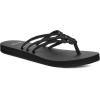 imageSanuk Yoga Sandy II Sparkle  Flip Flops for Women  Yoga Sandals For Women  Womens Beach Sandals  Memory Foam FootbedBlack