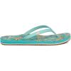 imageSanuk Yoga Joy Vintage Floral  Flip Flops for Women  Yoga Sandals For Women  Womens Beach Sandals  Memory Foam FootbedAqua Splash