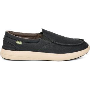 imageSanuk Mens Mason Loafers  Mens Shoes  Slip On Shoes for Men  Mens Slipon Loafers  Removable Comfort FootbedBlack