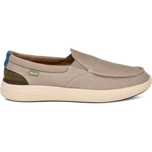 imageSanuk Mens Mason Loafers  Mens Shoes  Slip On Shoes for Men  Mens Slipon Loafers  Removable Comfort FootbedBrindle