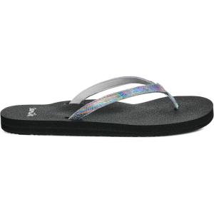 imageSanuk Yoga Joy II Irisdescent  Flip Flops for Women  Yoga Sandals For Women  Womens Beach Sandals  Memory Foam FootbedAbalone
