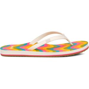 imageSanuk Yoga Joy Rainbow  Flip Flops for Women  Yoga Sandals For Women  Womens Beach Sandals  Memory Foam FootbedRainbow
