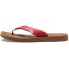 imageSanuk Yoga Mat II  Flip Flops for Women  Yoga Sandals For Women  Womens Beach Sandals  Memory Foam FootbedBittersweet Red