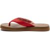 imageSanuk Yoga Mat II  Flip Flops for Women  Yoga Sandals For Women  Womens Beach Sandals  Memory Foam FootbedCherry Red