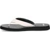 imageSanuk Yoga Mat II  Flip Flops for Women  Yoga Sandals For Women  Womens Beach Sandals  Memory Foam FootbedWhiteBlack
