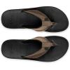 imageSanuk Mens Cosmic Seas Mesh  Water Resistant Mens Flip Flops  Water Friendly ampamp Lightweight  Molded EVA FootbedCacao