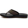 imageSanuk Mens Cosmic Seas Mesh  Water Resistant Mens Flip Flops  Water Friendly ampamp Lightweight  Molded EVA FootbedCacao