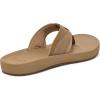 imageSanuk Mens Cosmic Seas Mesh  Water Resistant Mens Flip Flops  Water Friendly ampamp Lightweight  Molded EVA FootbedTan