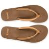 imageSanuk Yoga Joy  Flip Flops for Women  Yoga Sandals For Women  Womens Beach Sandals  Memory Foam FootbedTan