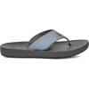 imageSanuk Mens Cosmic Seas Mesh  Water Resistant Mens Flip Flops  Water Friendly ampamp Lightweight  Molded EVA FootbedStone Blue