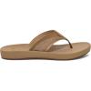 imageSanuk Mens Cosmic Seas Mesh  Water Resistant Mens Flip Flops  Water Friendly ampamp Lightweight  Molded EVA FootbedTan
