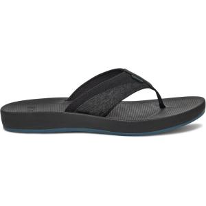 imageSanuk Mens Cosmic Seas Mesh  Water Resistant Mens Flip Flops  Water Friendly ampamp Lightweight  Molded EVA FootbedShadow