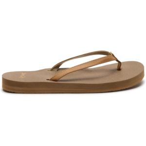 imageSanuk Yoga Joy  Flip Flops for Women  Yoga Sandals For Women  Womens Beach Sandals  Memory Foam FootbedTan