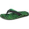 imageSanuk Mens Bubblecush  Flip Flops for Men  Mens Sandals  Beach Sandals  Supportive ampamp Lightweight  Comfort FootbedGreen