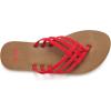 imageSanuk Yoga Sandy II Sparkle  Flip Flops for Women  Yoga Sandals For Women  Womens Beach Sandals  Memory Foam FootbedCherry Red