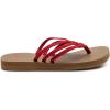 imageSanuk Yoga Sandy II Sparkle  Flip Flops for Women  Yoga Sandals For Women  Womens Beach Sandals  Memory Foam FootbedCherry Red