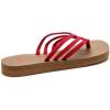 imageSanuk Yoga Sandy II Sparkle  Flip Flops for Women  Yoga Sandals For Women  Womens Beach Sandals  Memory Foam FootbedCherry Red