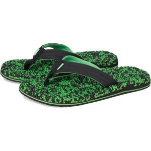imageSanuk Mens Bubblecush  Flip Flops for Men  Mens Sandals  Beach Sandals  Supportive ampamp Lightweight  Comfort FootbedGreen
