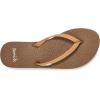 imageSanuk Yoga Spree 4  Flip Flops for Women  Yoga Sandals For Women  Womens Beach Sandals  Memory Foam FootbedTan