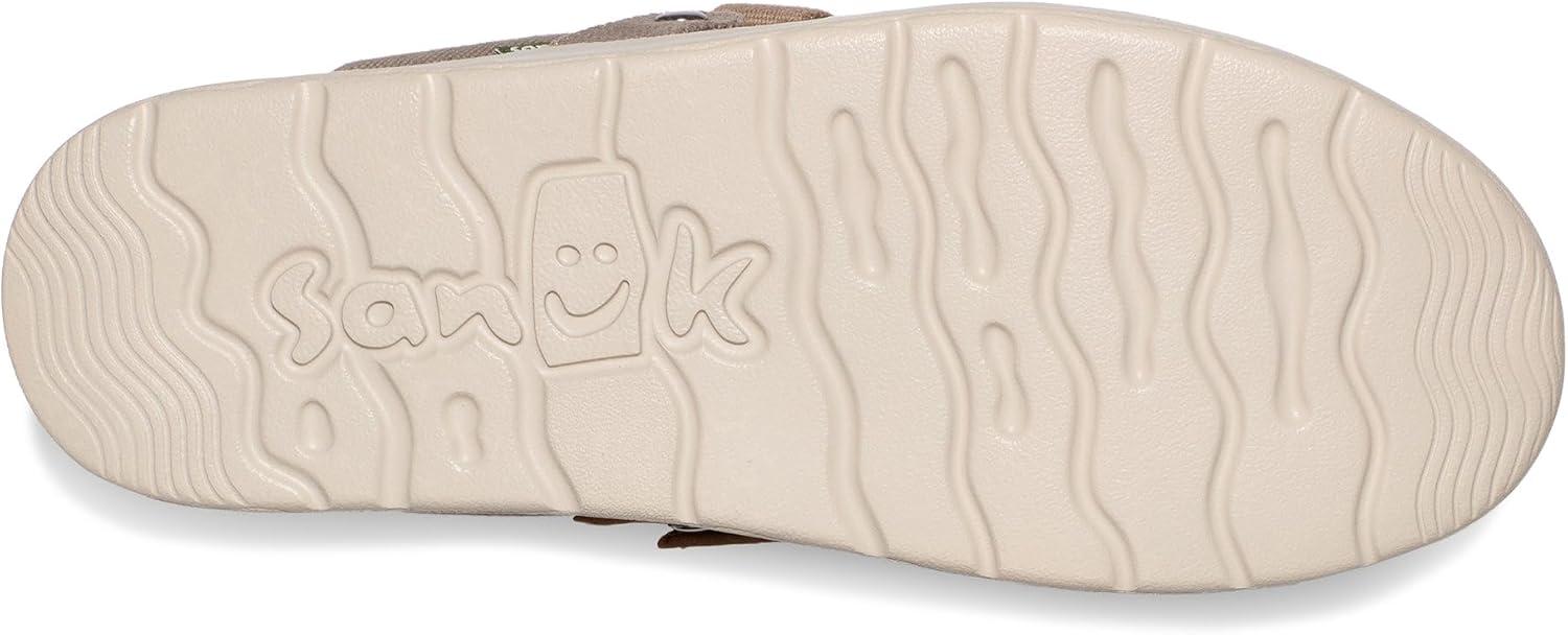 imageSanuk Mens Happy Hour Lite  Bottle Opener Buckle  Slip On Shoes for Men  Mens Loafers  Removable EVA InsoleTaupe