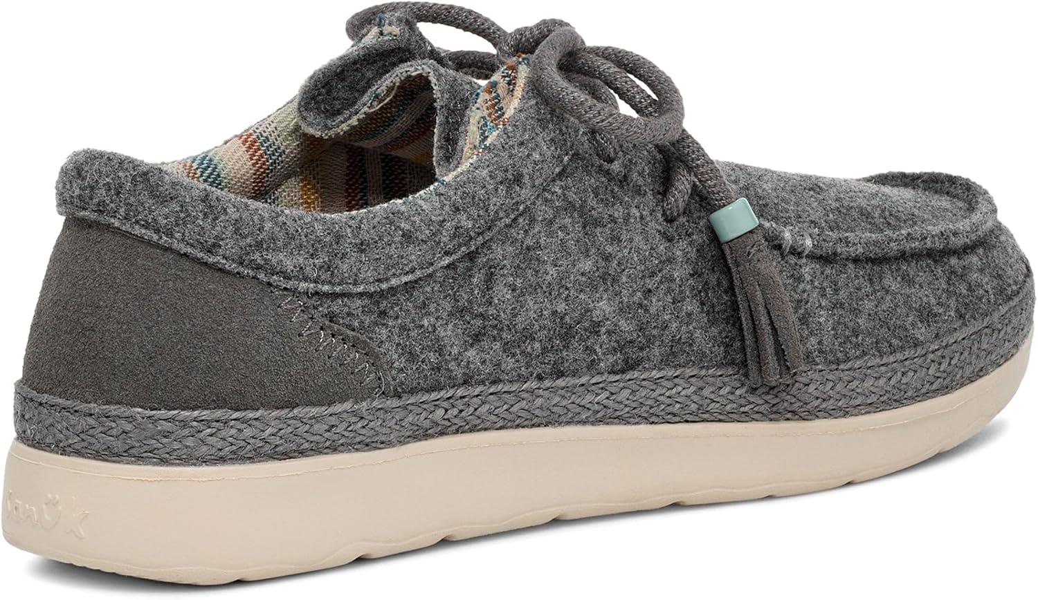 imageSanuk Shaka Lite 2 Sl Wool  Women  Final Sale LoafersCharcoal