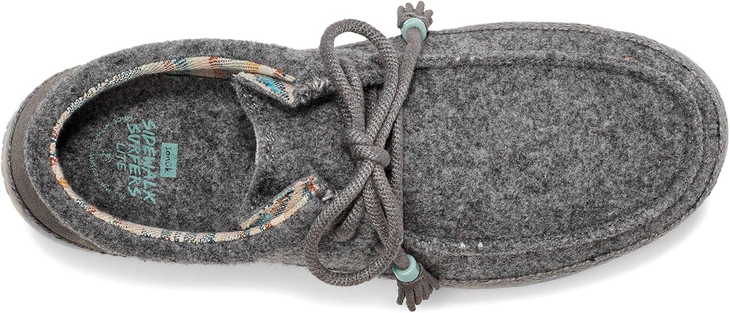 imageSanuk Shaka Lite 2 Sl Wool  Women  Final Sale LoafersCharcoal