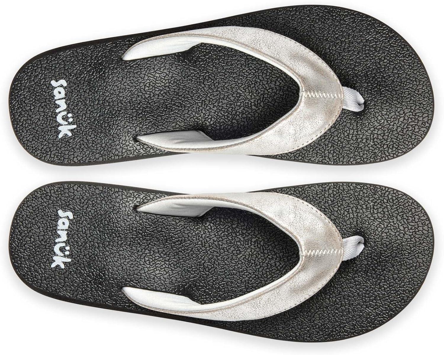 imageSanuk Yoga Mat II Metallic  Women SandalsSilver