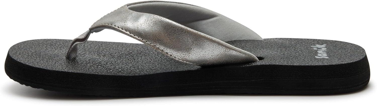 imageSanuk Yoga Mat II Metallic  Women SandalsSilver