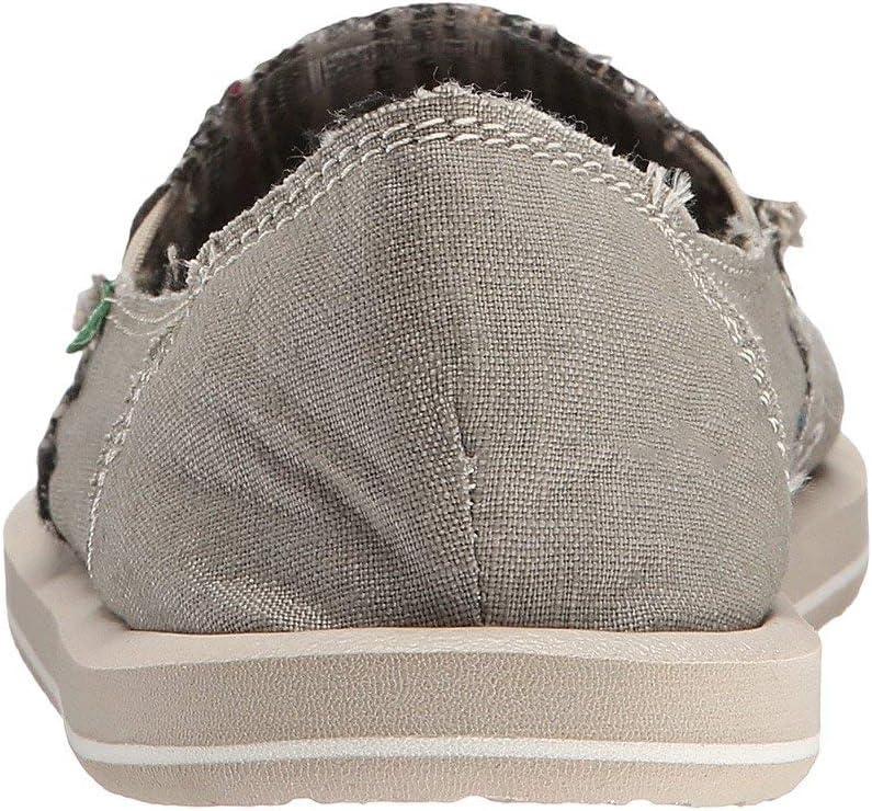 imageSanuk Womens Donna Soft Top Hemp Loafers  Womens Shoes  Slip On Shoes for Women  Womens Slipon Loafers  Memory Foam FootbedOlive Grey