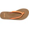 imageSanuk Yoga Joy  Yoga Mat Footbed  Flip Flops for Women  Yoga Sandals For Women  Womens Beach Sandals Papaya