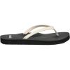 imageSanuk Yoga Joy  Yoga Mat Footbed  Flip Flops for Women  Yoga Sandals For Women  Womens Beach Sandals White Black
