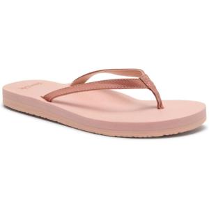 imageSanuk Yoga Joy  Yoga Mat Footbed  Flip Flops for Women  Yoga Sandals For Women  Womens Beach Sandals Rose Dawn