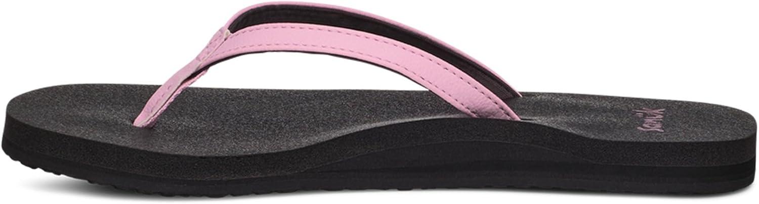 imageSanuk Yoga Joy Vintage Floral  Flip Flops for Women  Yoga Sandals For Women  Womens Beach Sandals  Memory Foam FootbedFragrant Lilac