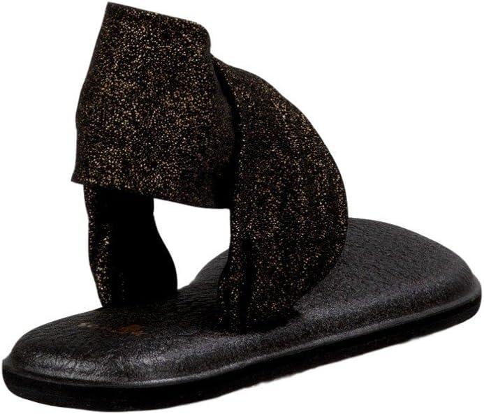 imageSanuk Womens Yoga Sling  Sandals for Women  Yoga Sandals For Women  Memory Foam Footbed  TwoWay Stretch UpperGold