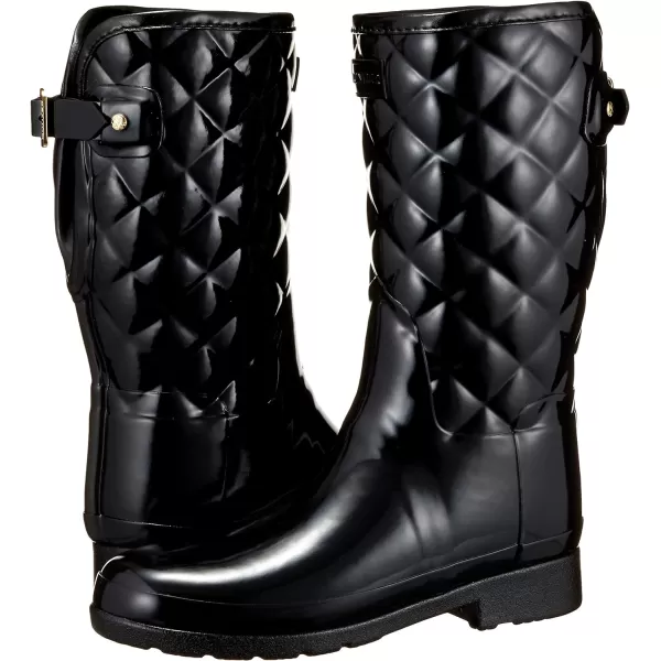 Hunter Footwear Unisex-Adult Refined Short Quilted Gloss Rain Boot