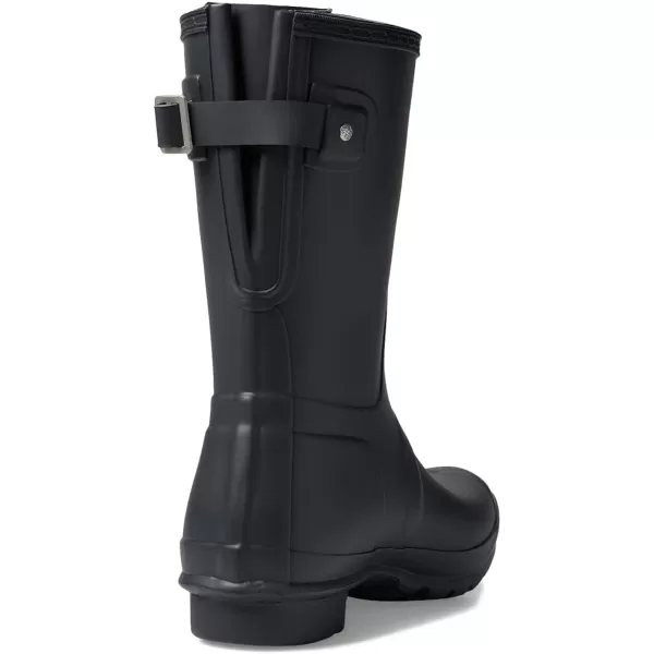 Hunter Original Back Adjustable Short Boots for Women - Rubber Upper with Nylon Lining, Cushioned Footbed, and Buckled Strap