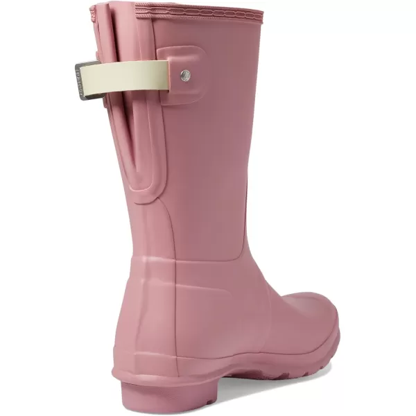 Hunter Original Back Adjustable Short Boots for Women - Rubber Upper with Nylon Lining, Cushioned Footbed, and Buckled Strap