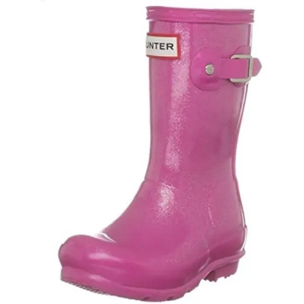 Hunter Original Kids Glitter Finish Fuchsia Wellington Boots - 9 M US Toddler