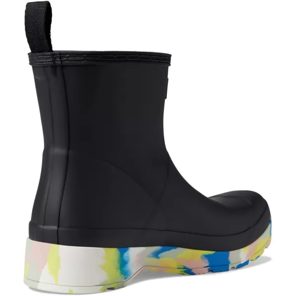 Hunter Play Short Splash Boots for Women Offers Rubber Upper, Recycled Polyester Lining, and Round Toe Design