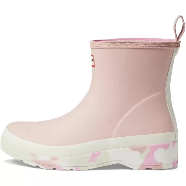 Hunter Play Short Splash Boots for Women Offers Rubber Upper, Recycled Polyester Lining, and Round Toe Design