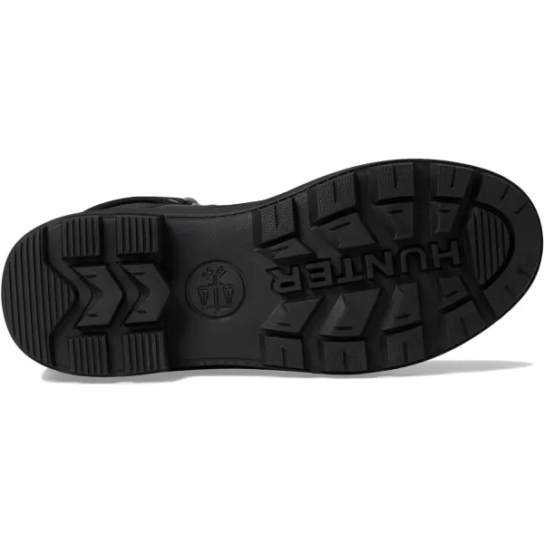 Hunter Rebel Explorer Boots for Women Offers Leather Upper, Textile Lining, and Rubber Lug Outsole