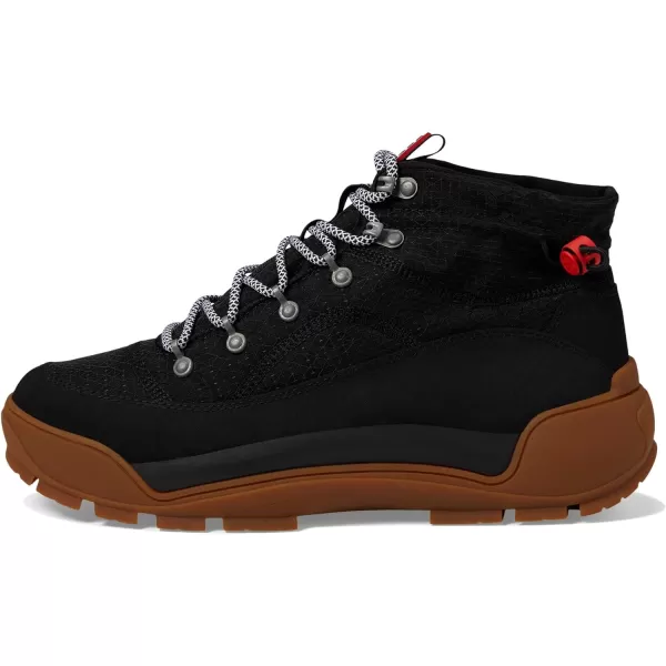 Hunter Travel Explorer Boots for Men Offers Rubber Upper, Polyester Lining, and Removable Cushioned Footbed