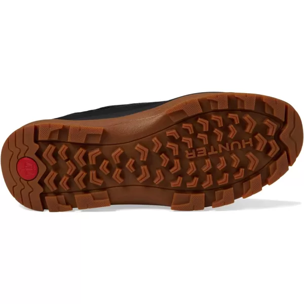 Hunter Travel Explorer Boots for Men Offers Rubber Upper, Polyester Lining, and Removable Cushioned Footbed