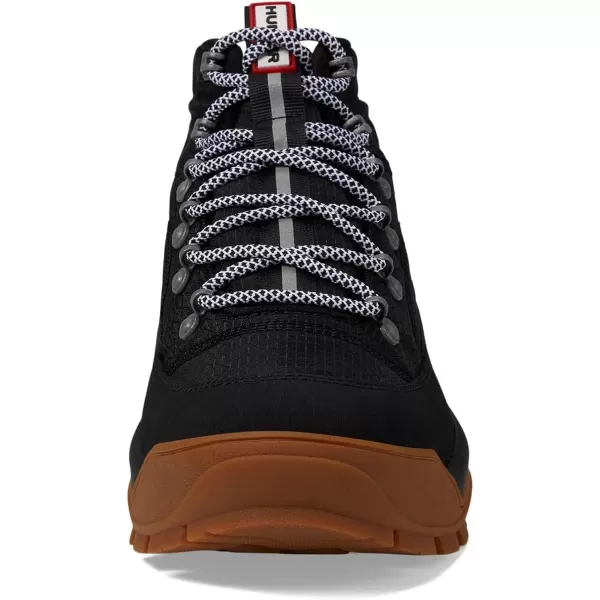 Hunter Travel Explorer Boots for Men Offers Rubber Upper, Polyester Lining, and Removable Cushioned Footbed